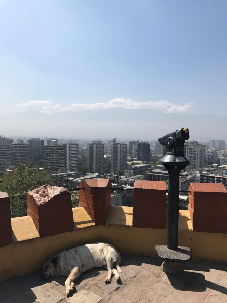 cerro santa lucia em santiago